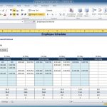 Free Employee And Shift Schedule Templates