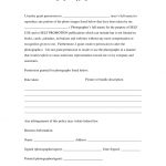 Free Generic Photo Copyright Release Form Pdf Eforms Free