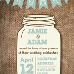 Free Jar Templates Mason Jar Wedding Invitations Future Mrs