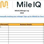 Free Mileage Log Template For Excel Track Your Miles