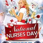 Free Nurses Day Party Flyer Psd Template Styleflyers Use This