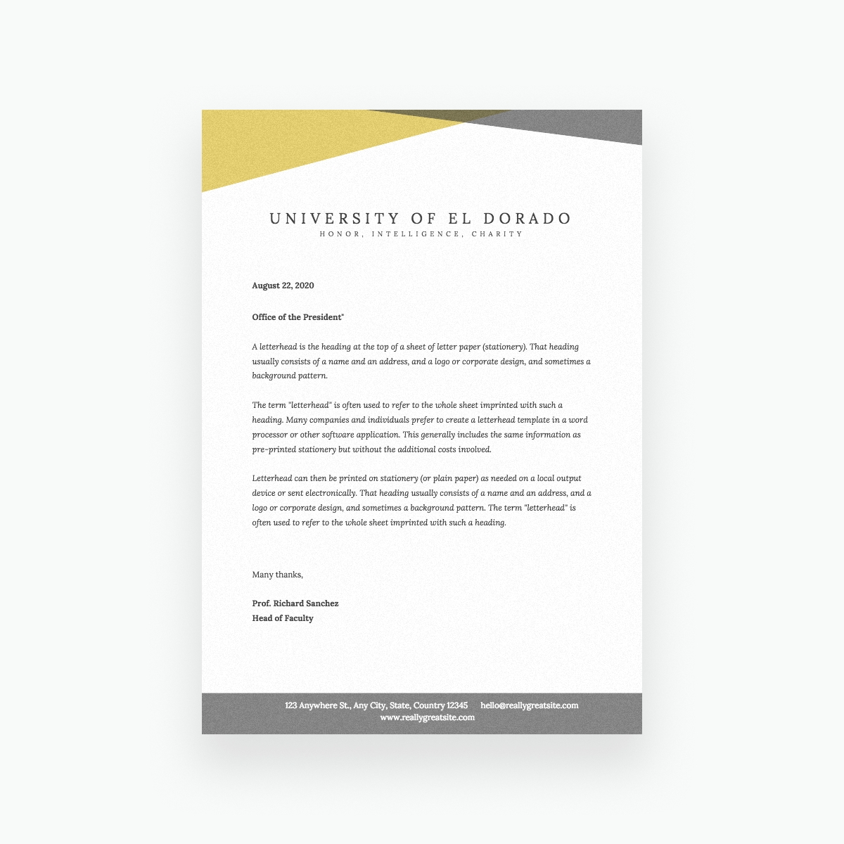 Free Online Letterhead Maker With Stunning Designs Canva 