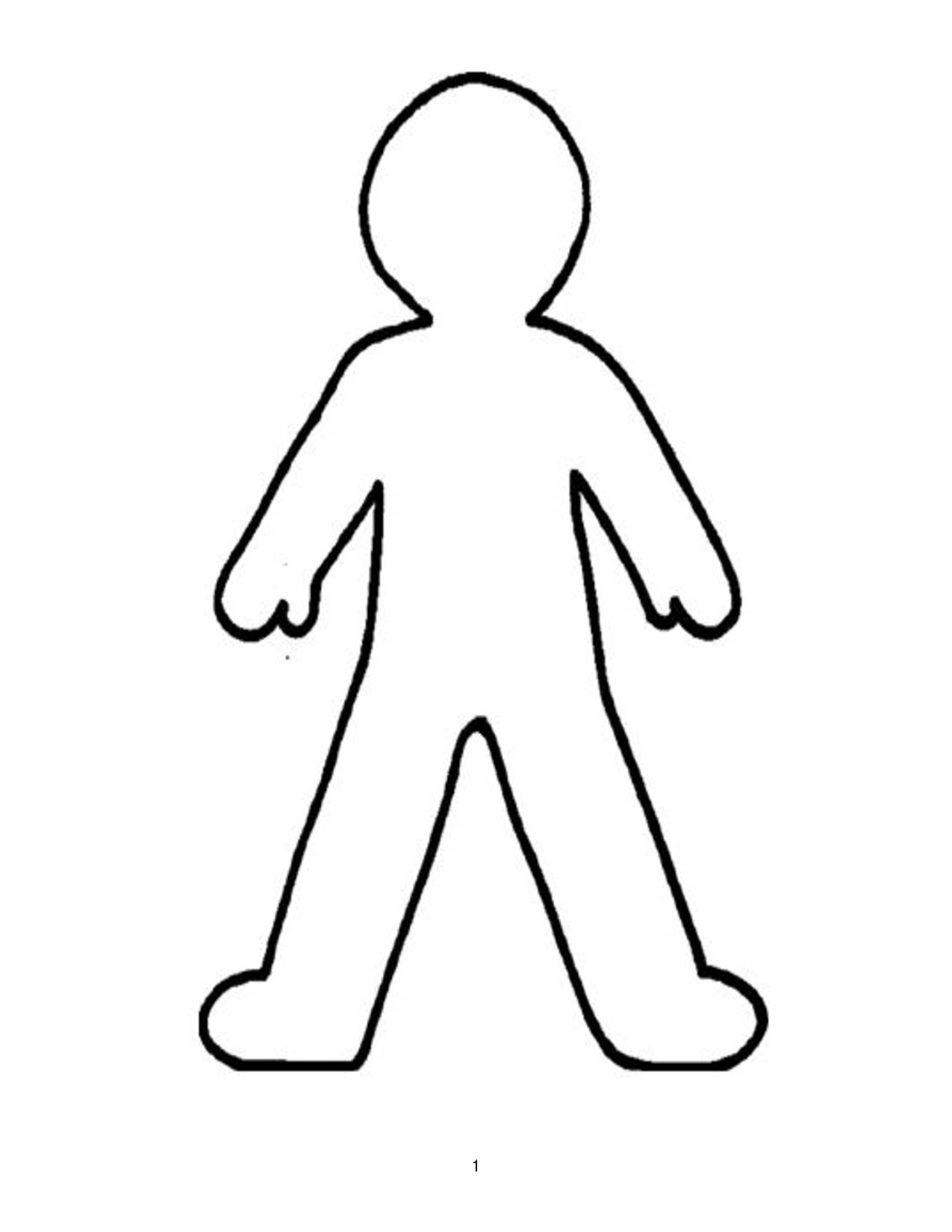 Free Person Outline Printable Download Free Clip Art Free Clip Art