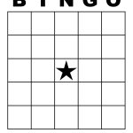 Free Printable Blank Bingo Cards Template 4 X 4 Classroom Blank