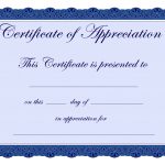 Free Printable Certificates Certificate Of Appreciation Certificate