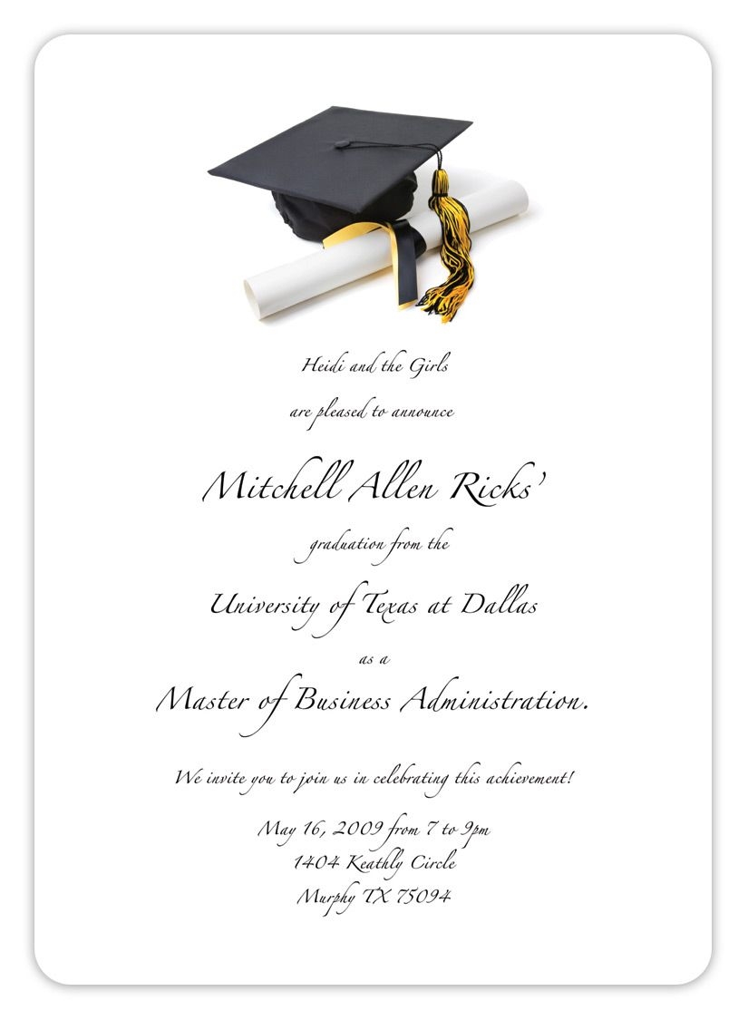 Free Printable Graduation Invitation Templates 2013 2017 Places To 