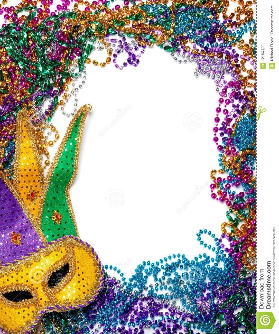 Free Printable Mardi Gras Borders Royalty Free Stock Photos Border 