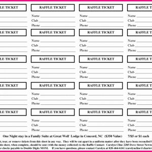 Free Printable Raffle Ticket Template New Free Printable Raffle