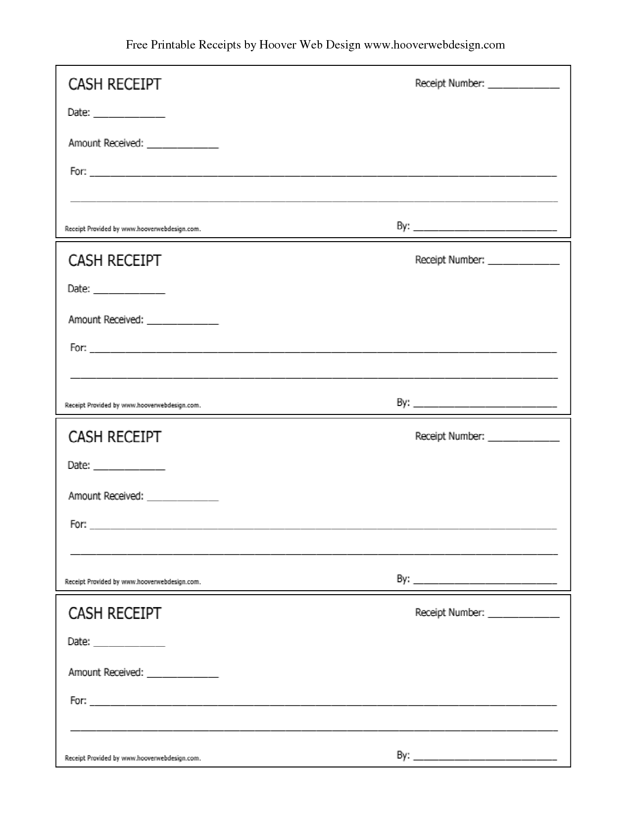 Free Printable Receipt Templates Free Printable Cash Receipts 