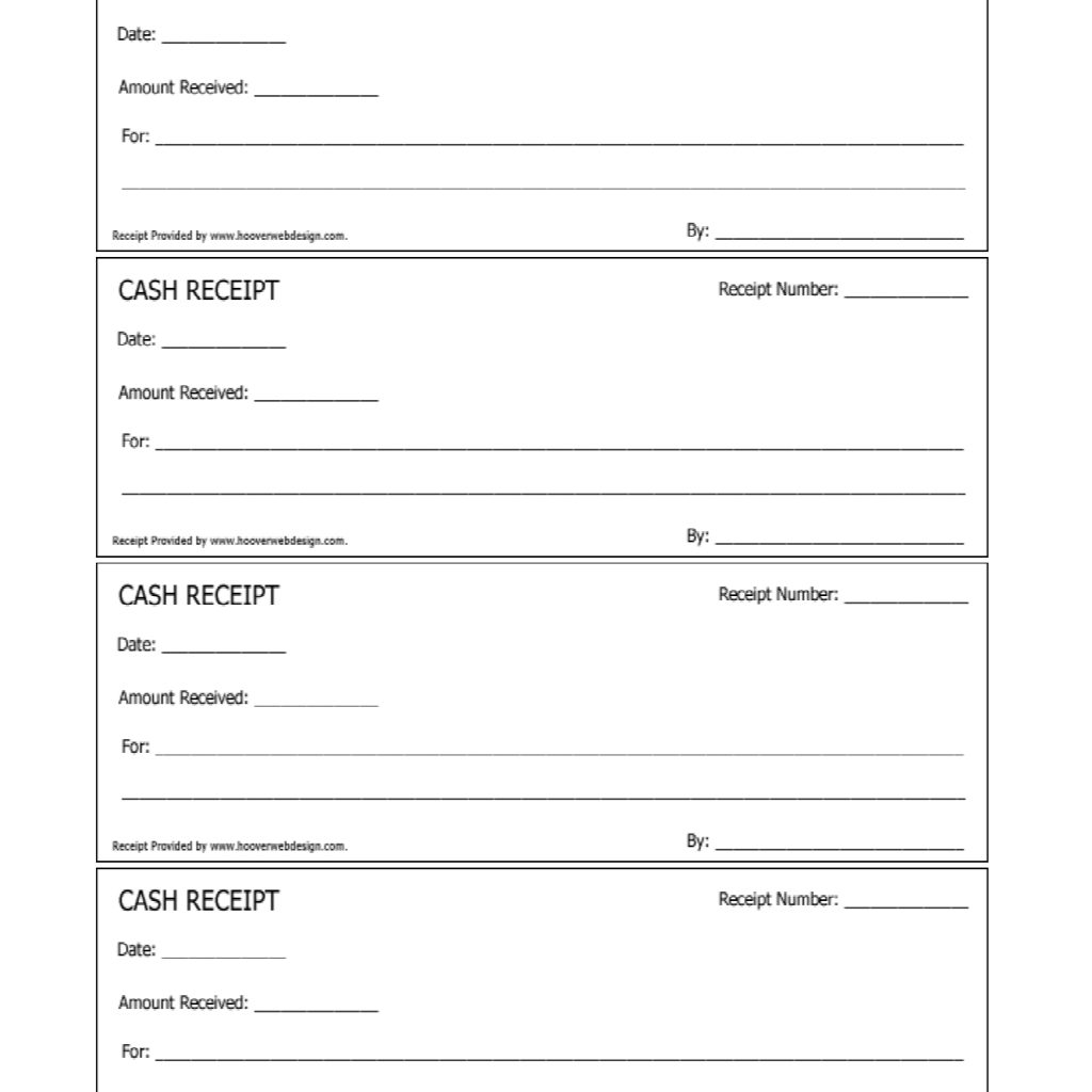 Free Printable Receipt Templates Free Printable Cash Receipts