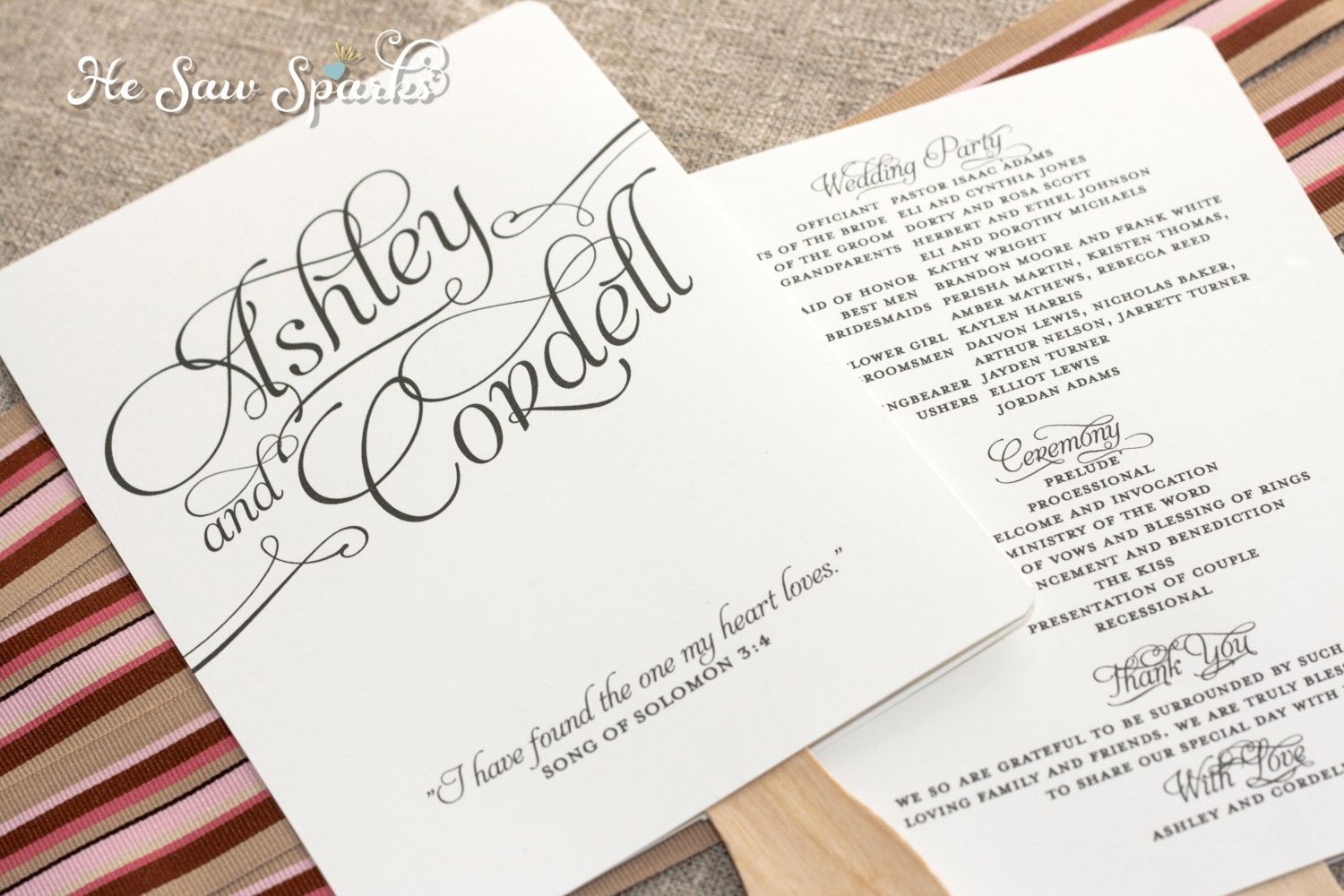 Free Printable Wedding Programs Templates Request A Custom Order 