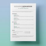 Free Resume Templates For Word 15 Cvresume Formats To Download