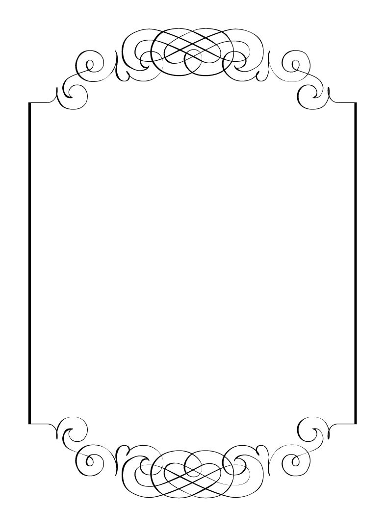 Free Vintage Clip Art Images Calligraphic Frames And Borders 