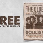 Free Vintage Poster Template Dealjumbo Discounted Design