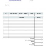 Generic Service Invoice Template