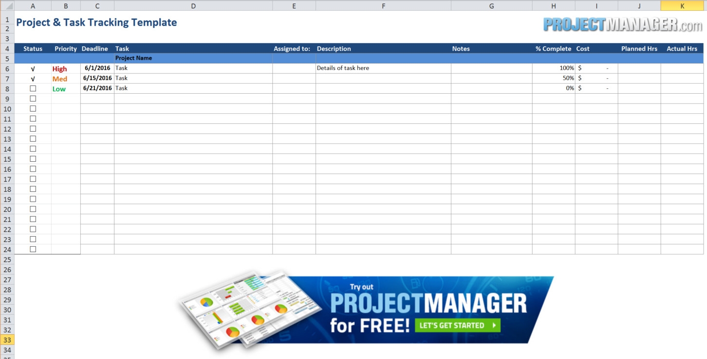 Guide To Excel Project Management Projectmanager 