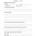 High School Book Report Worksheets Education High School Books