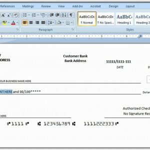 How To Print A Check Draft Template Youtube