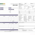 Hvac Service Invoice