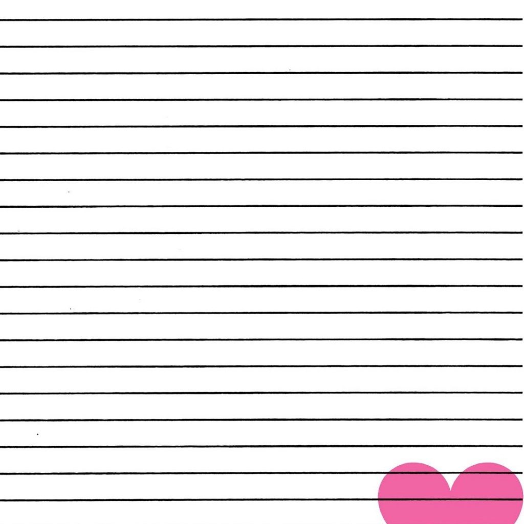 Lined Paper For Writing Notebook Paper Templates Printable Lined