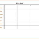 Lovely Teenage Chore Chart Resume Pdf