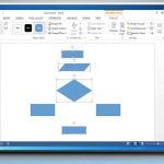 Make A Flowchart In Microsoft Word 2013 Youtube