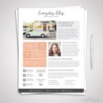 Media Kit Template 08 2 Page Media Kit Template Ad Rate Sheet