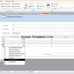 Microsoft Access Invoice Order Management Database Templates