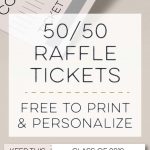 Moneybags 5050 Raffle Tickets Free Printables Online