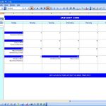 Monthly Event Calendar Excel Templates