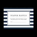 Nautical Ba Shower Diaper Raffle Ticket Template Ba Sal