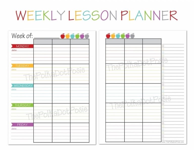 Onenote Weekly Planner Template Kleobergdorfbibco | Qualads