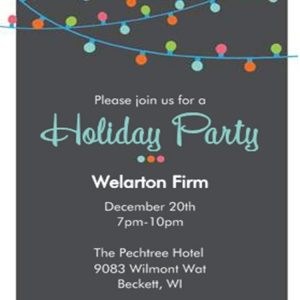 Order Form Christmas Party Invitations Holiday Party Invitations