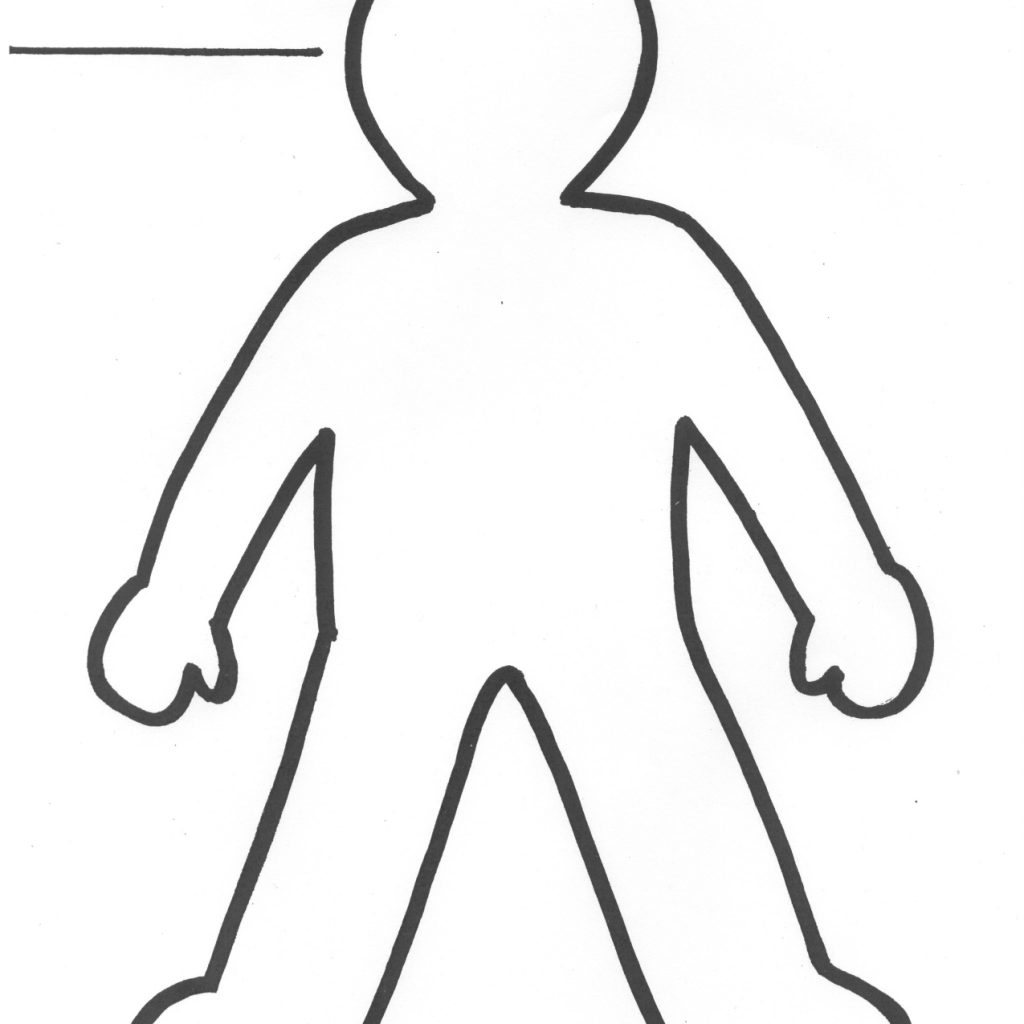 Personcutouttemplate Color Person Outline Person Template