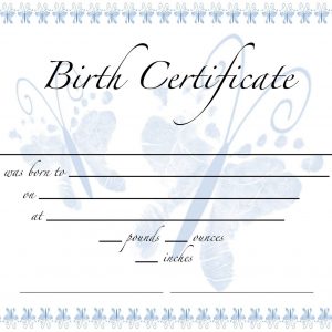 Pics For Birth Certificate Template For School Project Kgzrtlmd