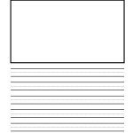 Primary Writing Paper Food And Drinks Lined Writing Paper