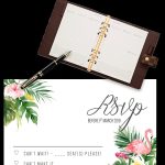 Printable Free Wedding Rsvp Template Cards Microsoft Word