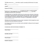 Printable Sample Vacate Notice Form Laywers Template Forms Online