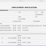 Restaurant Job Application Form Template Employment Microsoft Word