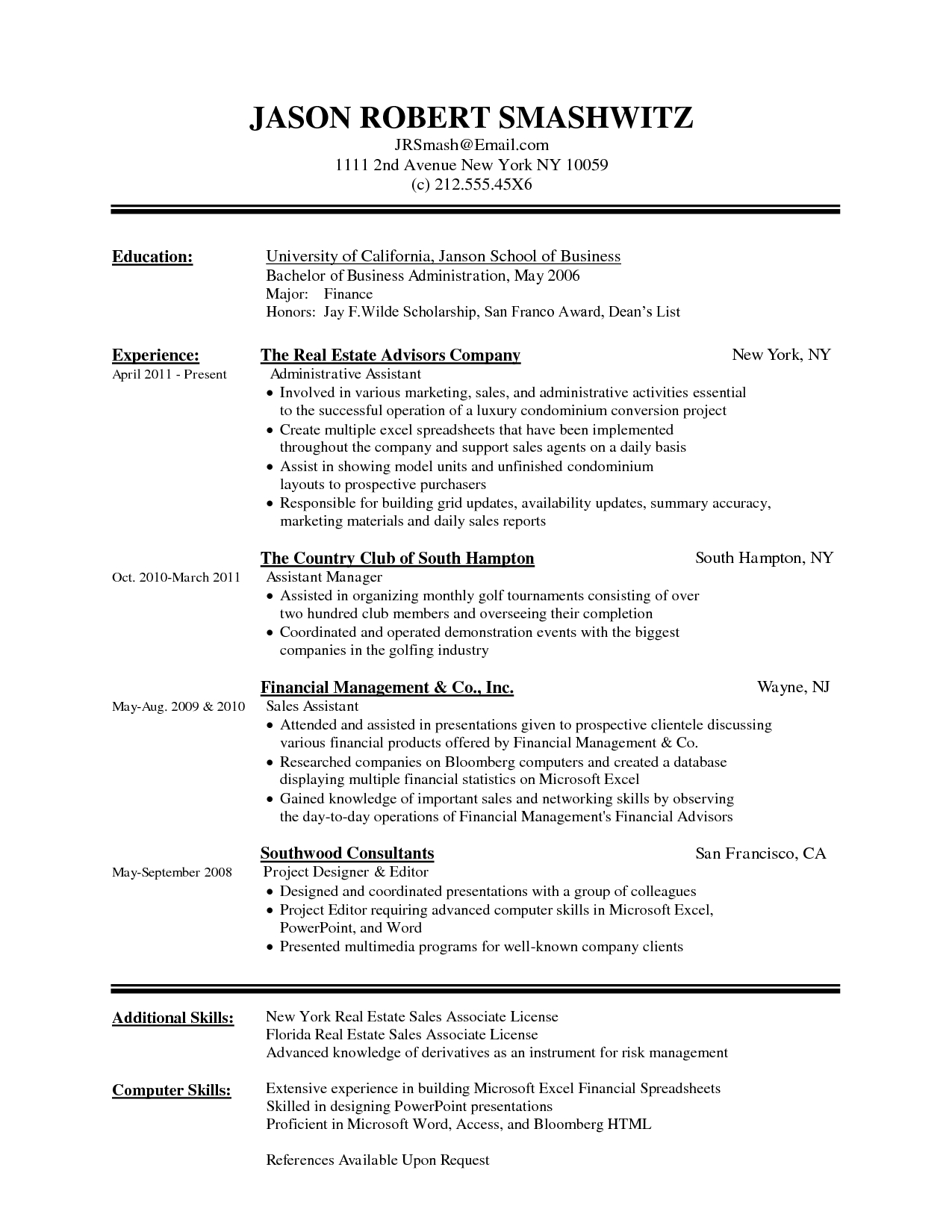 Resume Format Free 3 Resume Templates Job Resume Template 