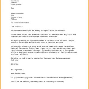 Sample Complaint Letter Bank Poor Service New Reply To Patient