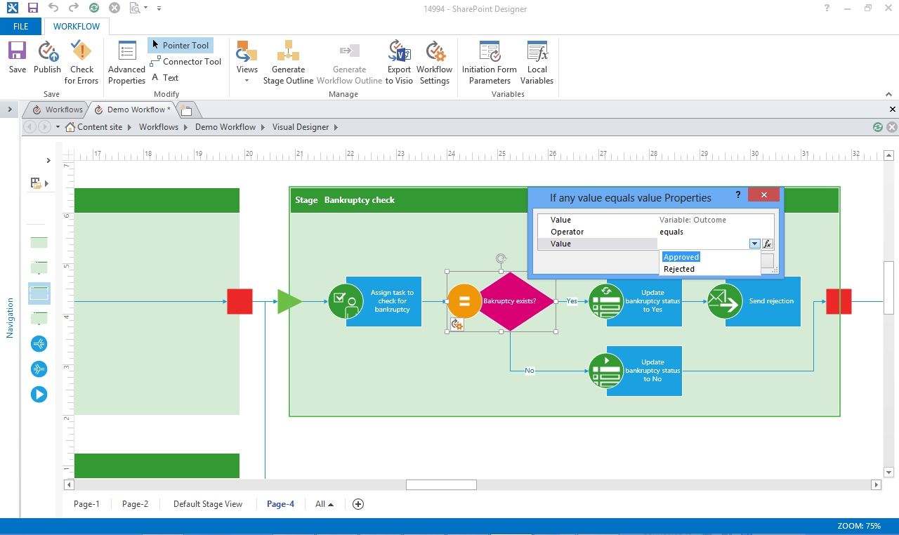 Sharepoint 2013 Workflows In Visio Microsoft 365 Blog | Qualads