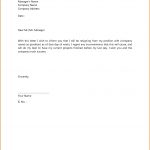 Simple Format Of Resignation Letter Resume Layout 2017