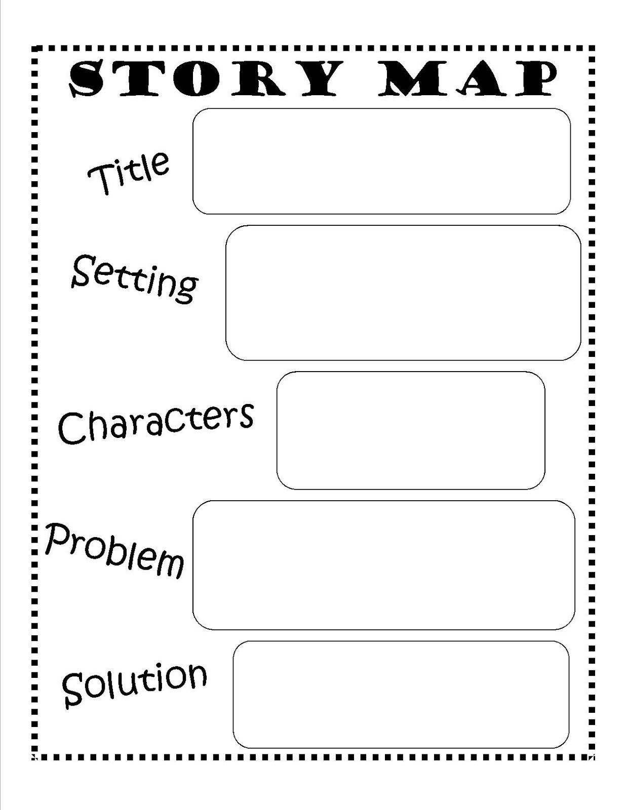 Story Map Free Printable Reading Writing Kids Ela Story Map 