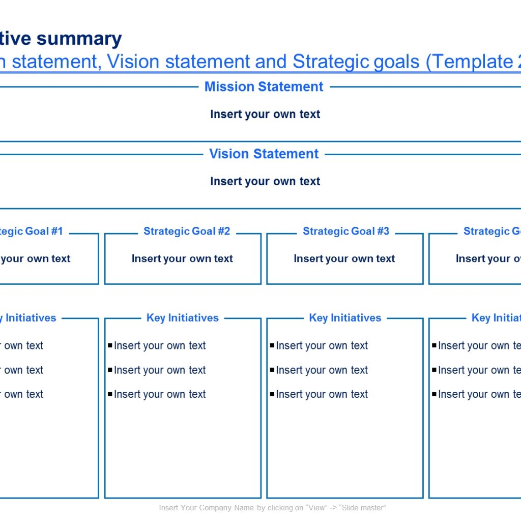 Strategic Plan Template Simple Strategic Plan Template Ex