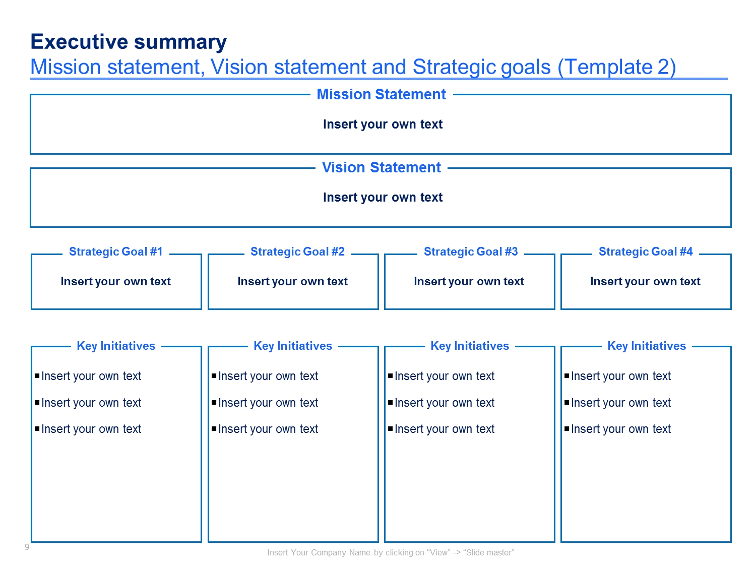 Strategic Plan Template Simple Strategic Plan Template Ex 