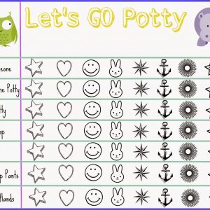 Stress Free Potty Training Free Printable Sticker Chart