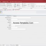 Student Database Design Example Templates For Microsoft Access 2013