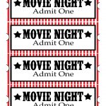 Sweet Daisy Designs Free Printables Home Movie Theatre Night Diy