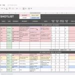 The Best Shotlist Template Youtube